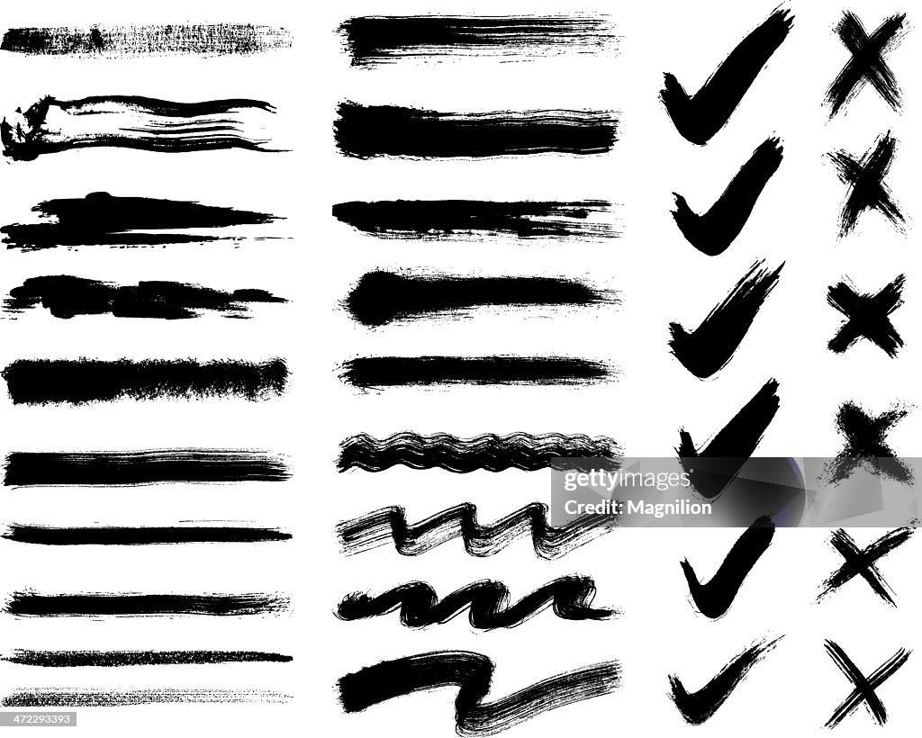 Brush strokes