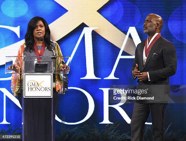 Honoree BeBe & CeCe Winans during The 2nd Annual GMA Honors at Allen Arena, Lipscomb University on May 5, 2015 in Nashville, Tennessee.