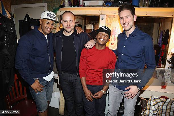 Lenny S., ROMANS, Tyran "Ty Ty" Smith and Marc Fineman attend The ROMANS Sessions at The Box on May 5, 2015 in New York City.