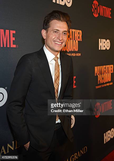 Recording artist Peter Cincotti attends the SHOWTIME And HBO VIP Pre-Fight Party for 'Mayweather VS Pacquiao' at MGM Grand Hotel & Casino on May 2,...