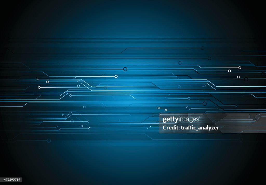 Blue Technical Background High-Res Vector Graphic - Getty Images