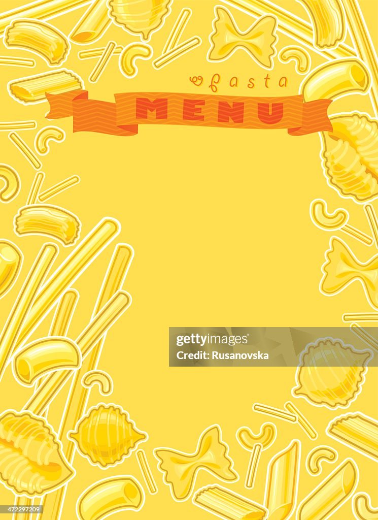 Pasta Menu