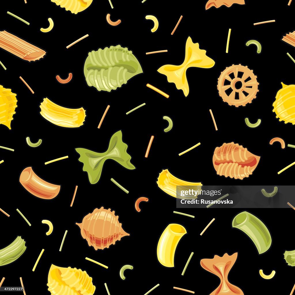 Colorful Pasta Pattern