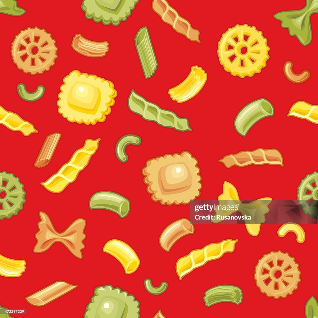 Colorful Pasta Pattern
