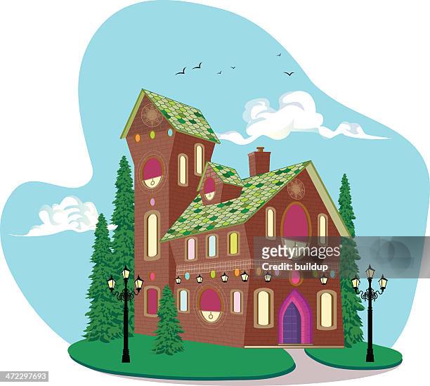 18 Dream House Exterior Cartoon High Res Illustrations - Getty Images