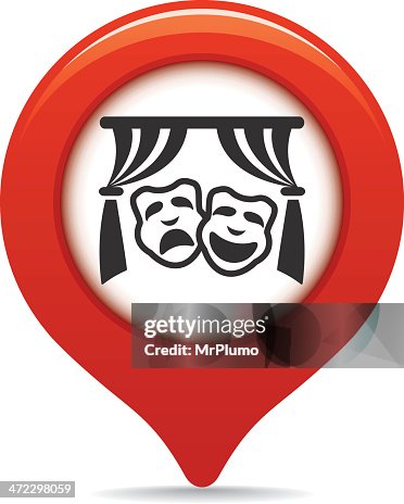 Theater map pointer Theater map pointer