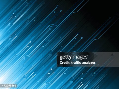 Blue technical background Blue technical background