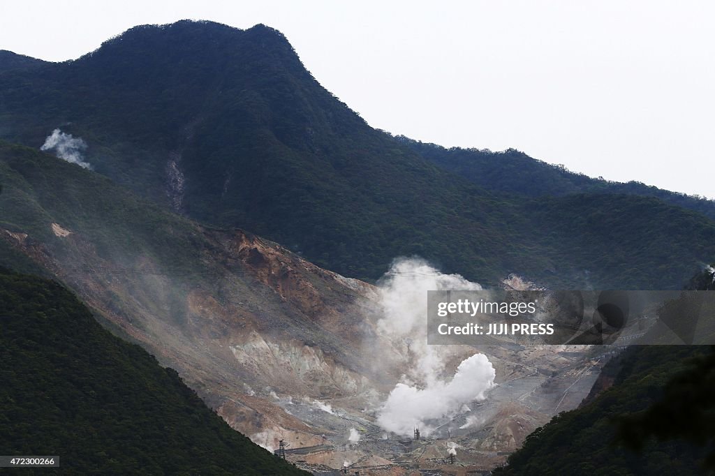 JAPAN-VOLCANO-HAKONE