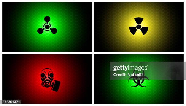 warning background - gamma ray stock illustrations