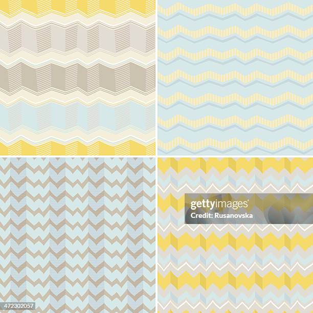 Set Of Zigzag Patterns High-Res Vector Graphic - Getty Images