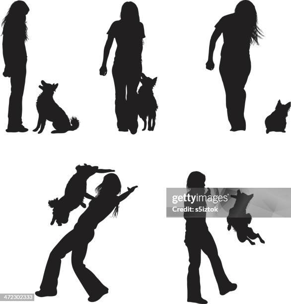 life with dog - dog stock illustrations stock illustrations