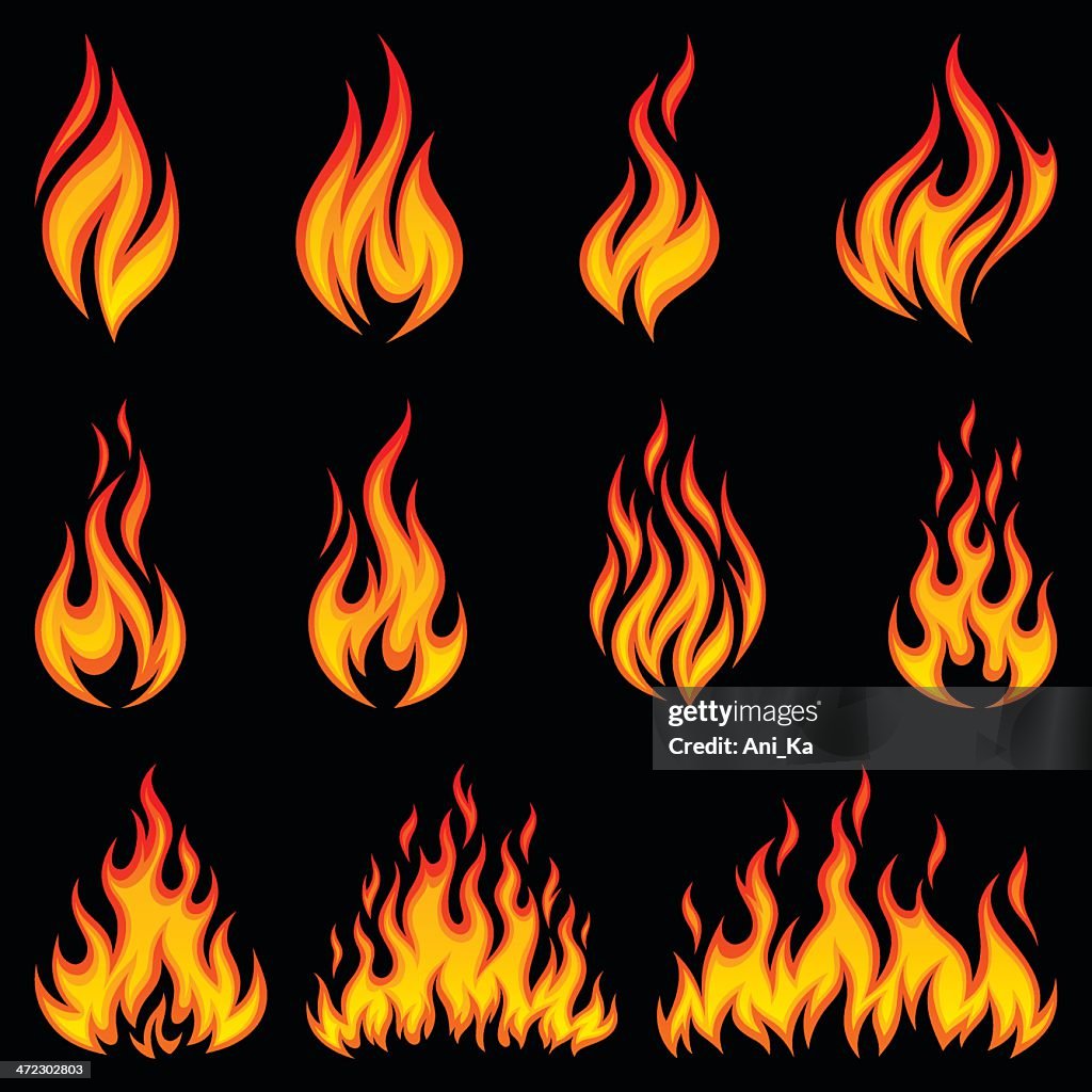 Iconos de incendios