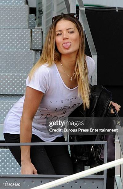 Alyson Eckmann attends the Mutua Madrid Open tennis tournament on May 5, 2015 in Madrid, Spain.