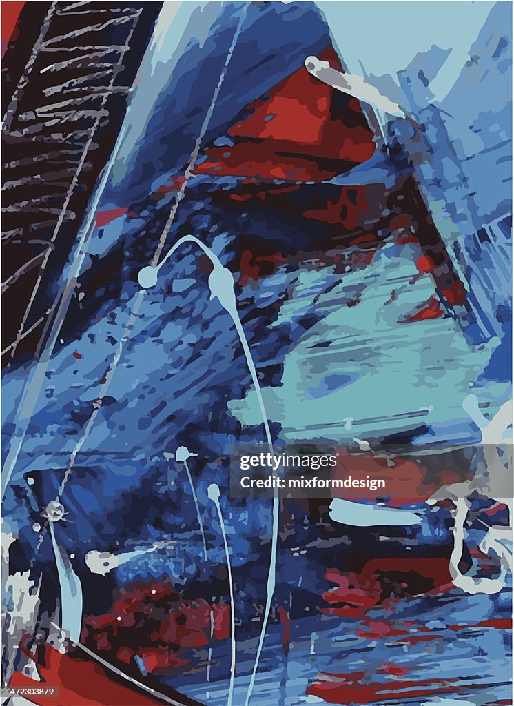 Selvagem fundo pintado