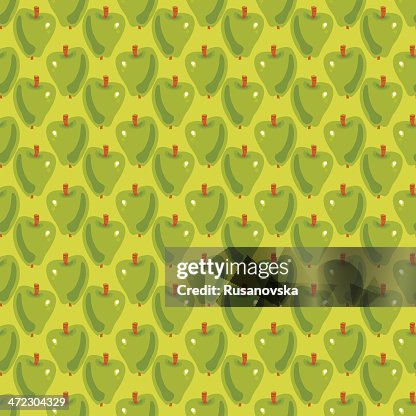 Green Apples Pattern Green Apples Pattern