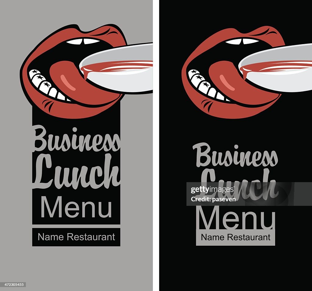 Business Lunch Menu High-Res Vector Graphic - Getty Images