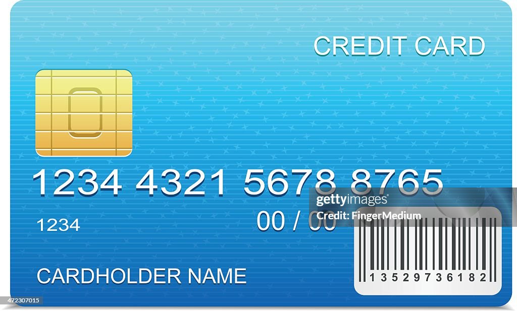 Credit Card With Barcode High-Res Vector Graphic - Getty Images