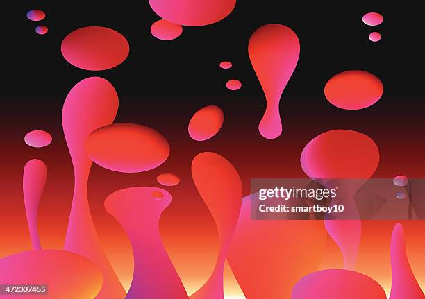 lava lamp background - lava lamp stock illustrations