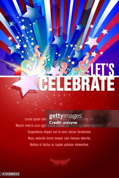 patriotic background - colour explosion transparent background stock illustrations