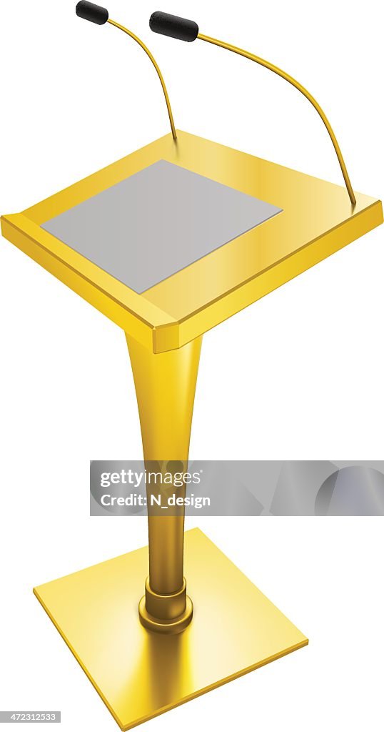 First Place Rostrum Golden Rostrum High-Res Vector Graphic - Getty Images