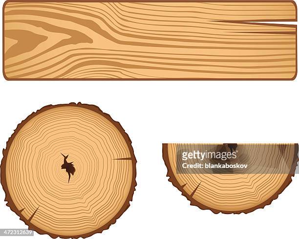 wood teilen - holzstamm stock-grafiken, -clipart, -cartoons und -symbole
