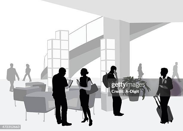 survey - lobby rendering stock illustrations