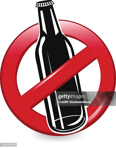 keine alkohol - prohibition stock-grafiken, -clipart, -cartoons und -symbole