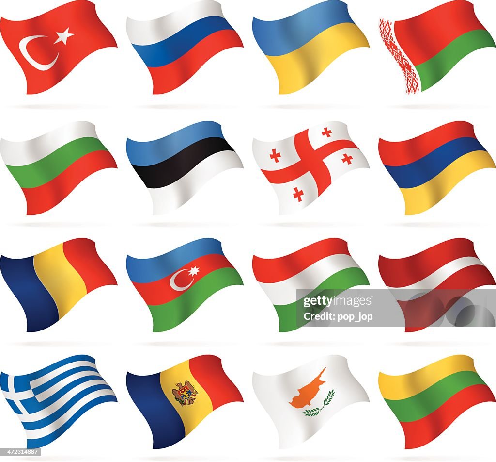 Flying Flags - East and Southern Europe