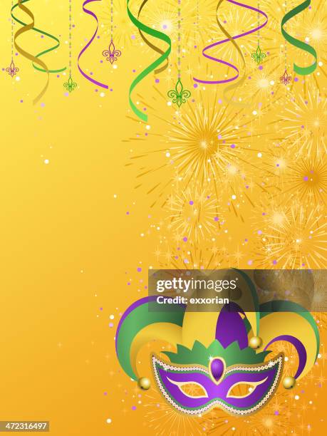 jester background - mask hanging stock illustrations