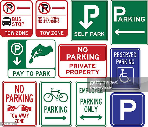 parking signs - handicap 幅插畫檔、美工圖案、卡通及圖標