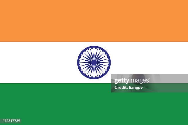 ilustraciones, imágenes clip art, dibujos animados e iconos de stock de bandera de la india - india