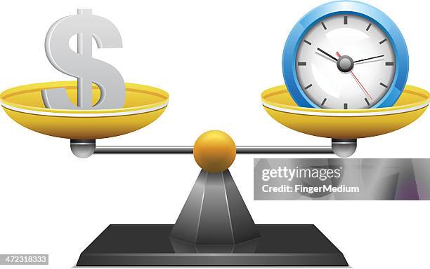 time is money - saving time stock illustrations