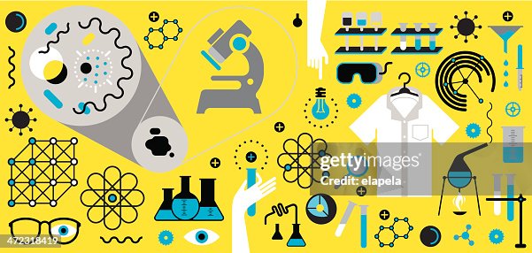 Signs For Science Chemistry And Science Symbols High-Res Vector Graphic - Getty Images
