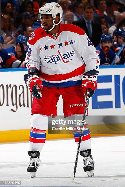 Joel Ward of the Washington Capitals skates against the New York Islanders during Game Three of the Eastern Conference Quarterfinals during the 2015...