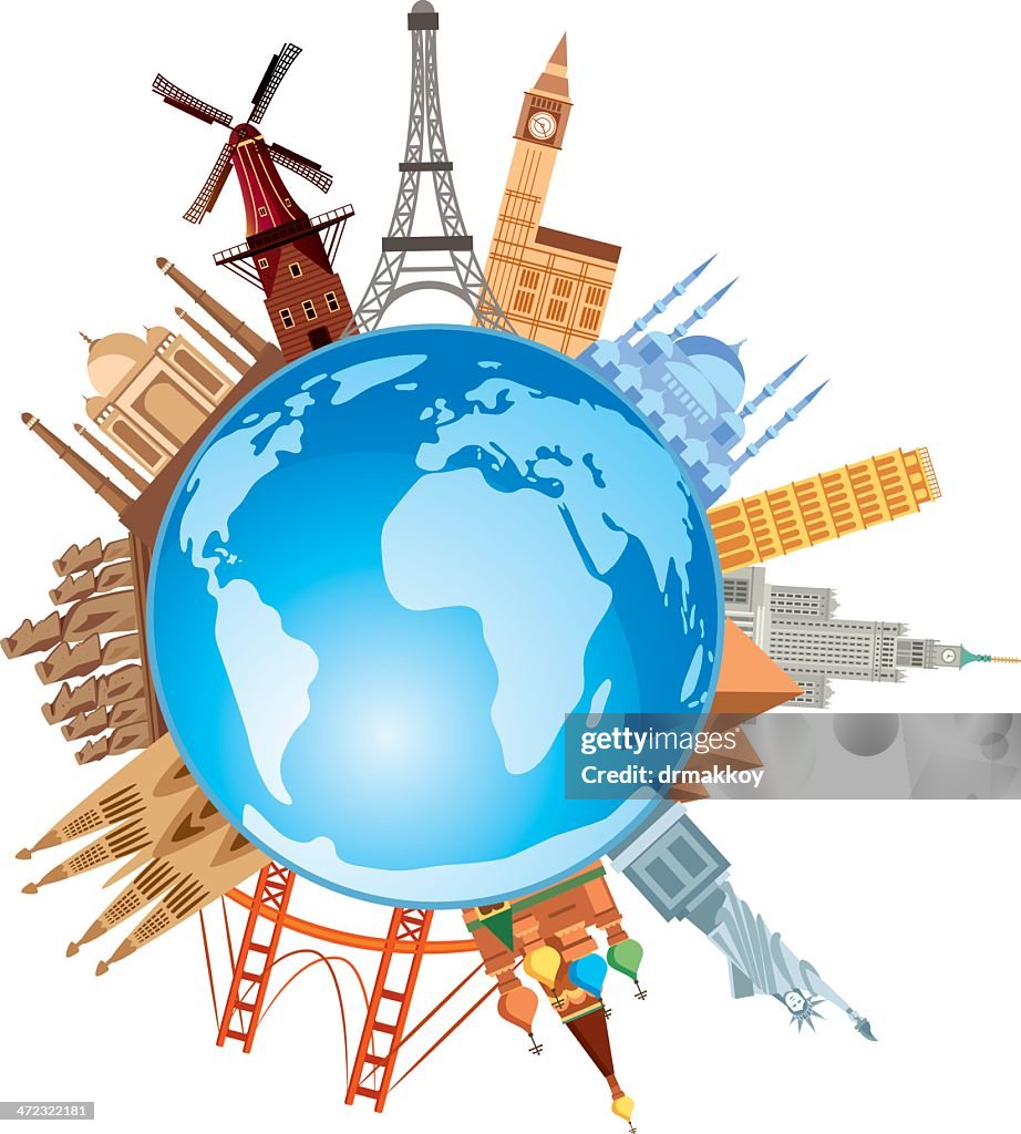 World Travel symbols