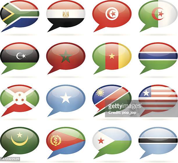 ilustrações de stock, clip art, desenhos animados e ícones de bolha de discurso de bandeiras-áfrica - bandeira dos camarões