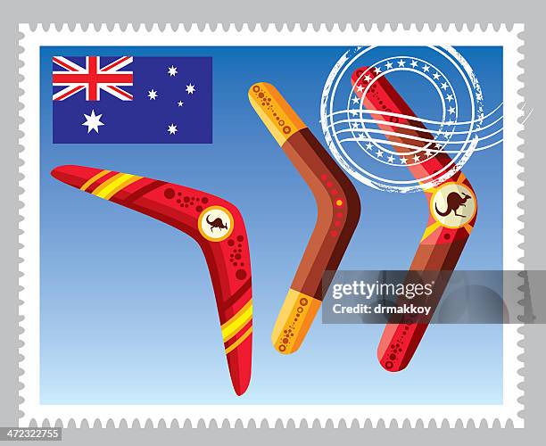 stockillustraties, clipart, cartoons en iconen met avustralia stamp - rockhampton