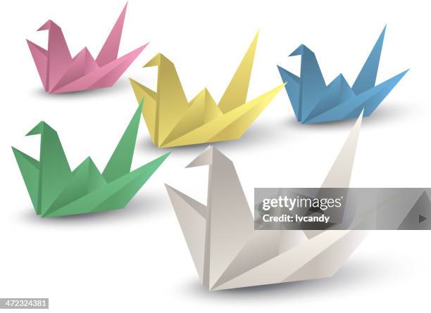 63点の鶴 折り紙イラスト素材 Getty Images 63点の鶴 折り紙イラスト素材 Getty Images