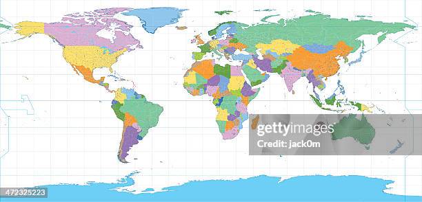 Equirectangular Map Interactive Equirectangular Map Photos and Premium High Res Pictures - Getty Images