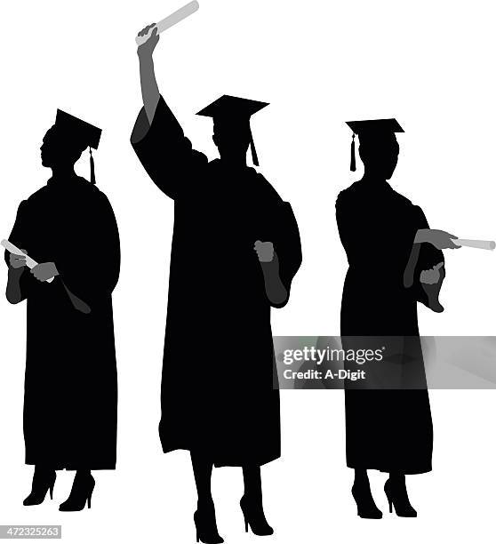 graduating - graduation stock illustrations