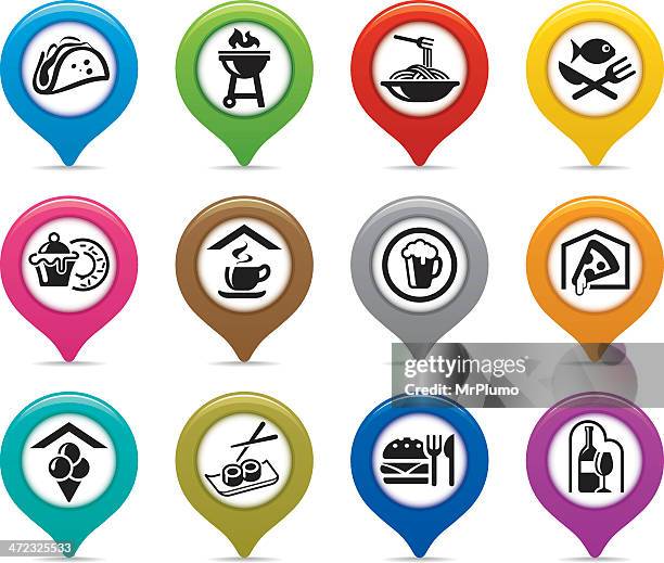 navimaco collection | food & drink establishments - wine bottle white background stock illustrations
