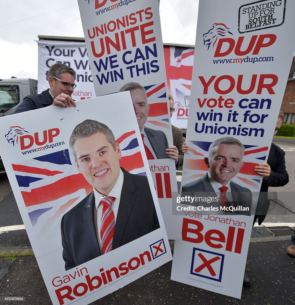 Peter Robinson Completes Campaigning For The DUP