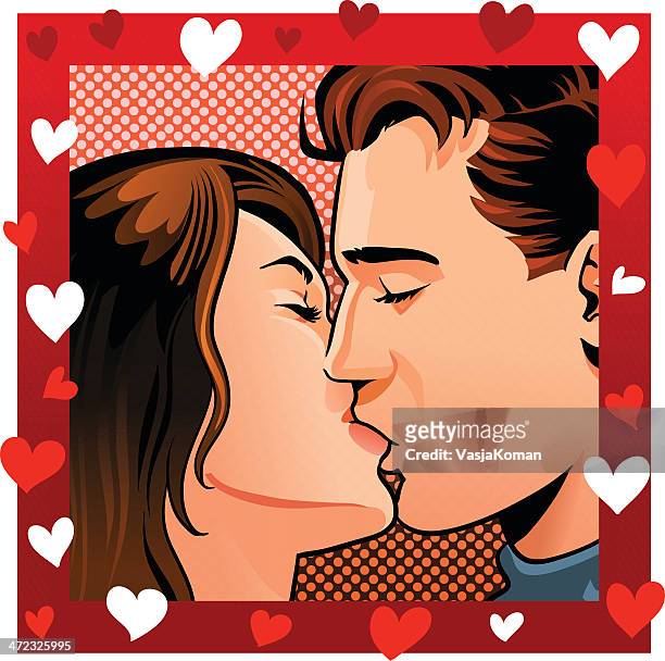 182 Intense Kiss Cartoon Photos and Premium High Res Pictures - Getty Images