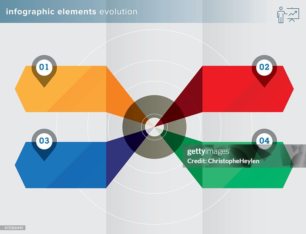 Infographics Elements Evolution Series High-Res Vector Graphic - Getty ...