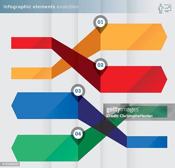 Infographics Elements Evolution Series High-Res Vector Graphic - Getty ...