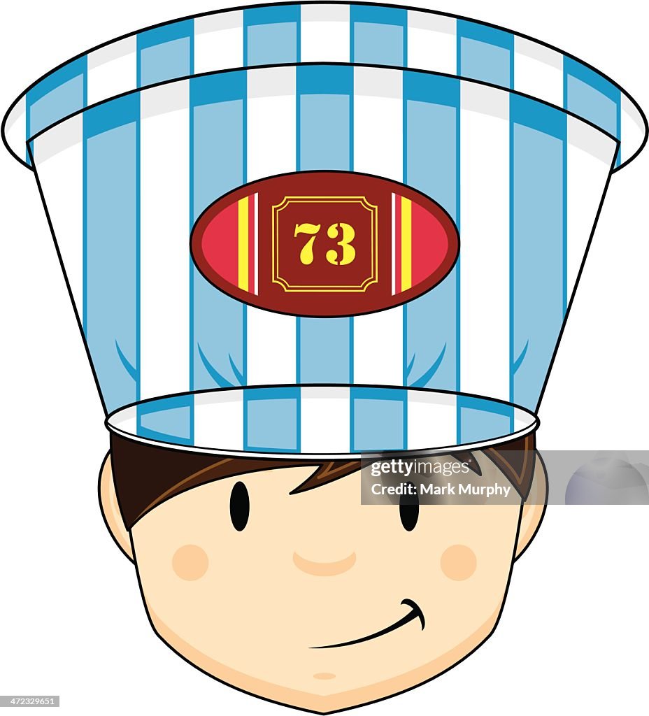 Cartoon Train Driver