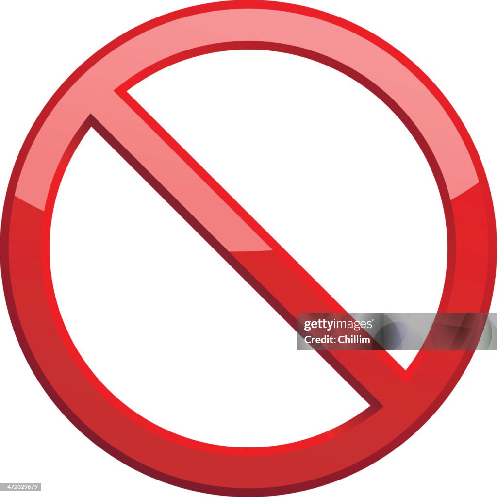 No Sign Drawing No Sign High-Res Vector Graphic - Getty Images