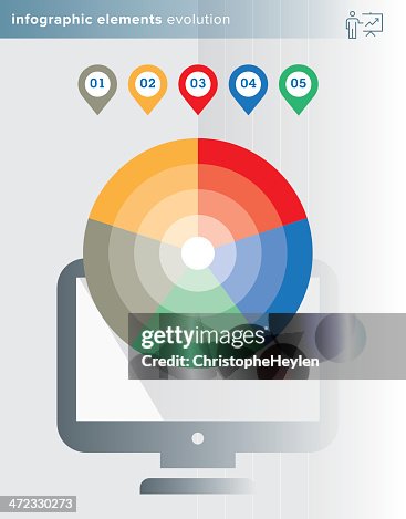 Evolution Graphics Graph Infographics Elements Evolution Series High-Res Vector Graphic - Getty ...
