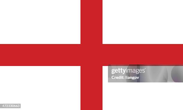 ilustrações de stock, clip art, desenhos animados e ícones de bandeira de inglaterra - inglaterra