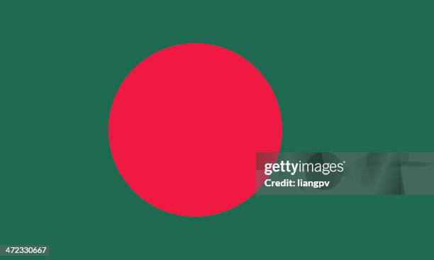 flag of bangladesh - bangladesh flag stock illustrations